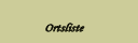Ortsliste
